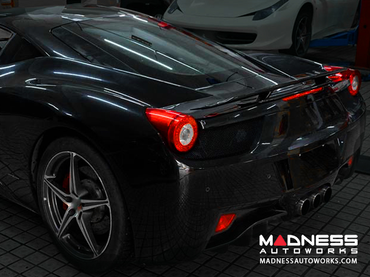 Ferrari 458 Italia Base Rear Trunk Spoiler - Carbon Fiber 